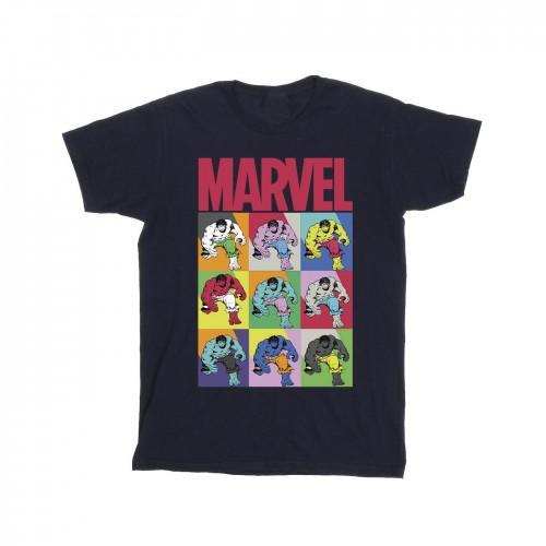 Marvel Girls Hulk Pop Art Cotton T-Shirt