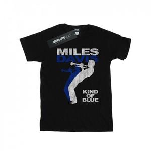 Pertemba FR - Apparel Miles Davis meisjes soort blauw noodlijdend katoenen T-shirt