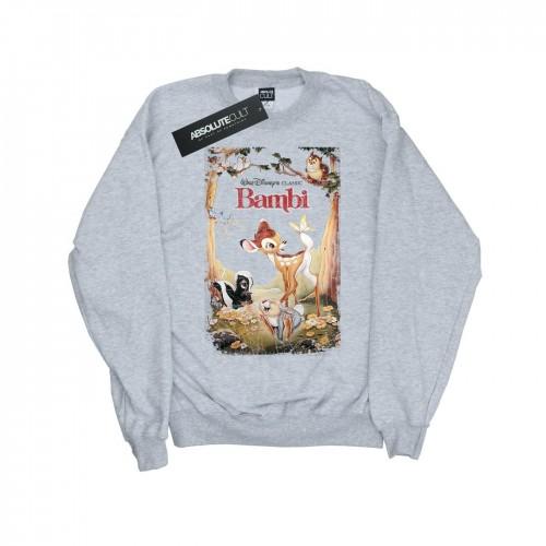Disney Boys Bambi Retro Poster Sweatshirt