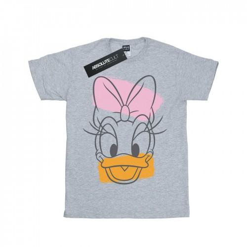Disney Girls Daisy Duck Head Cotton T-Shirt