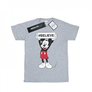 Disney Girls Mickey MouseBelieve Cotton T-Shirt