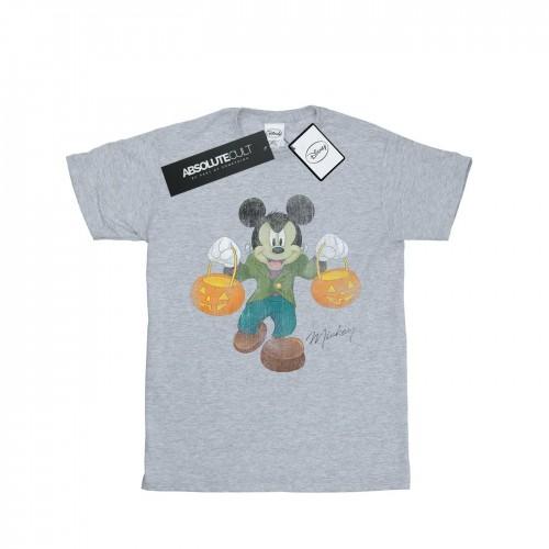Disney Girls Frankenstein Mickey Mouse Cotton T-Shirt