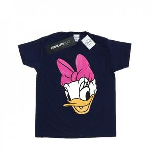 Disney Girls Daisy Duck Head Painted Cotton T-Shirt