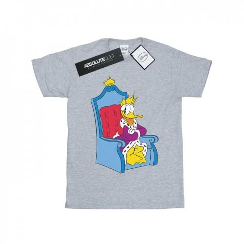 Disney Girls Donald Duck King Donald Cotton T-Shirt