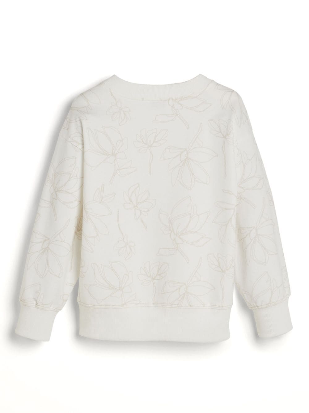 Brunello Cucinelli Kids Sweater met bloemenprint - Wit