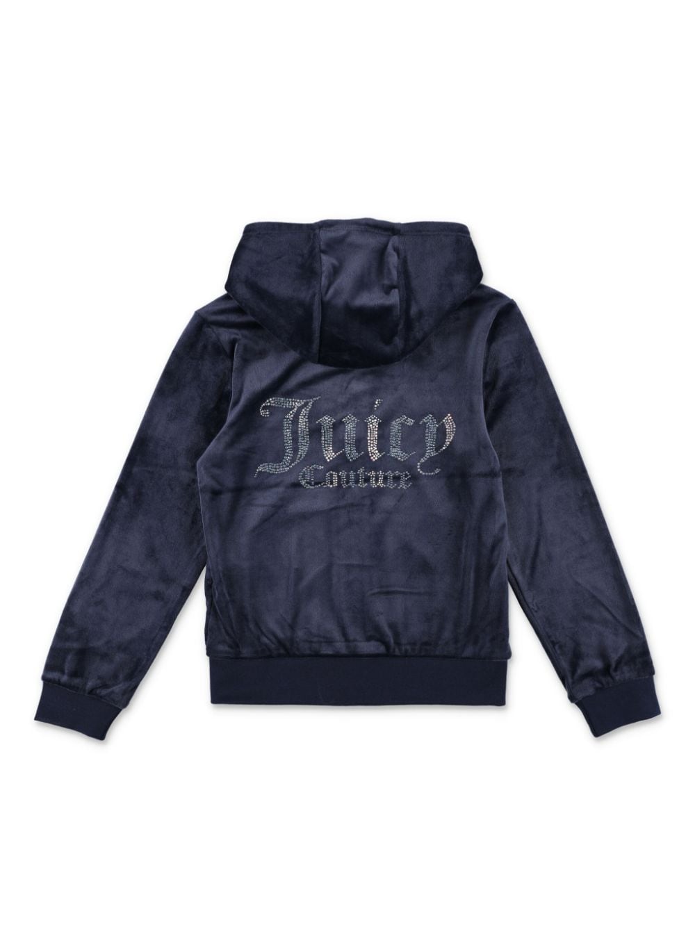 Juicy Couture Kids zip-up velour hoodie - Blauw