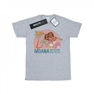 Disney Girls Moana Read The Sea Cotton T-Shirt