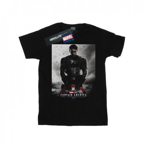 Pertemba FR - Apparel Marvel Studios Girls Captain America The First Avenger Poster Cotton T-Shirt