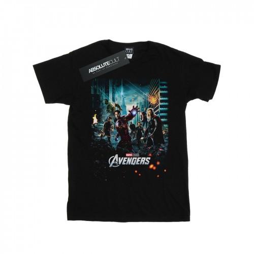 Pertemba FR - Apparel Marvel Studios Girls The Avengers Poster Cotton T-Shirt