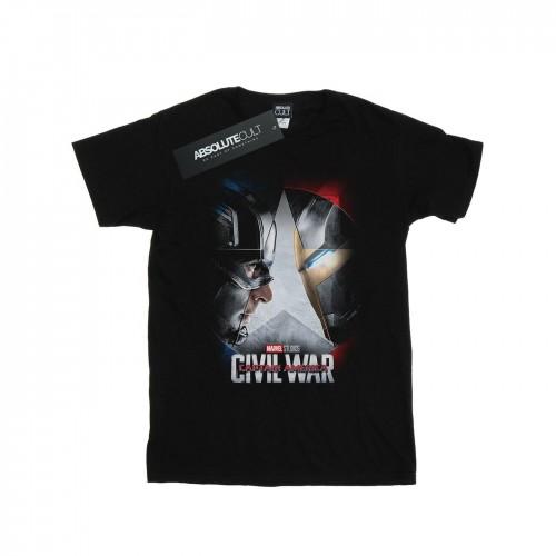 Pertemba FR - Apparel Marvel Studios Girls Captain America Civil War Poster Cotton T-Shirt