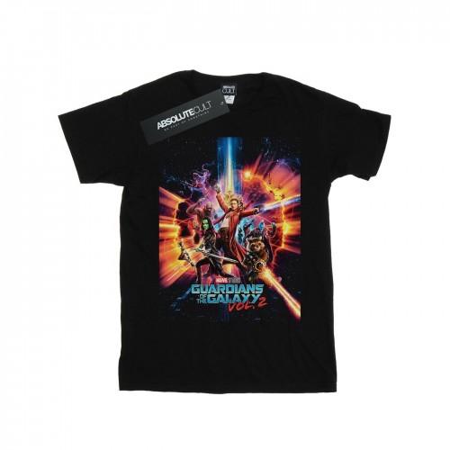 Pertemba FR - Apparel Marvel Studios Girls Guardians Of The Galaxy Vol. 2 Poster Cotton T-Shirt
