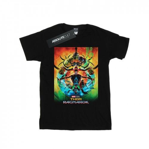 Pertemba FR - Apparel Marvel Studios Girls Thor Ragnarok Poster Cotton T-Shirt