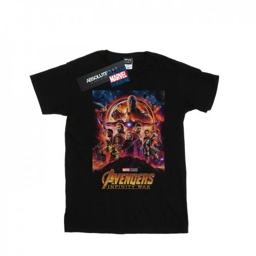 Marvel Girls Avengers Infinity War Poster Cotton T-Shirt