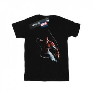 Marvel Girls Spider-Man Painting Cotton T-Shirt