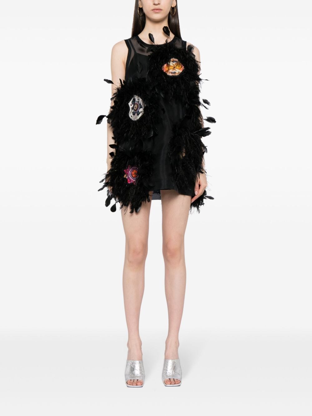 Cynthia Rowley Mini-jurk - Zwart