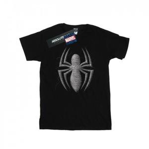 Marvel Girls Spider-Man Web Logo Cotton T-Shirt