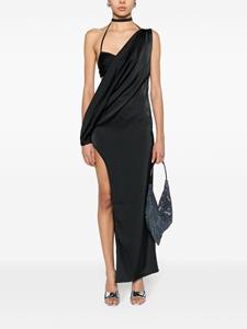 Atu Body Couture x Rue Ra midi-jurk met V-hals - Zwart