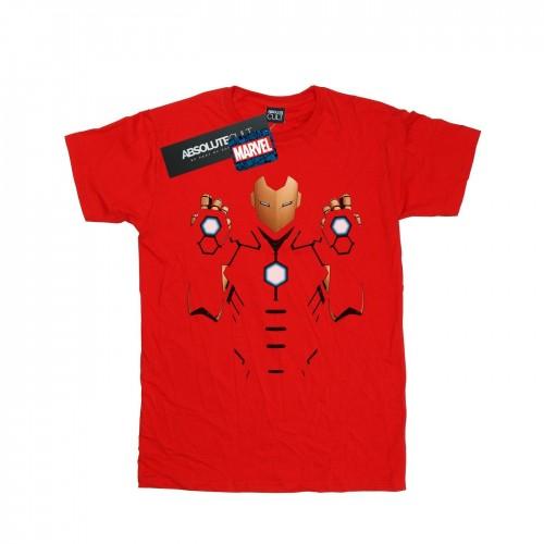 Marvel Girls Iron Man Armoured Suit Cotton T-Shirt