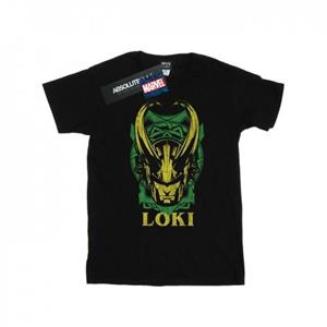 Marvel Girls Loki Badge Cotton T-Shirt