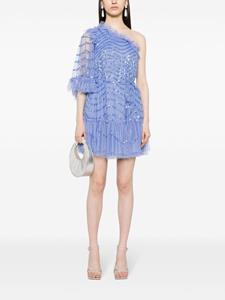 Needle & Thread Shimmer Wave mini-jurk - Blauw