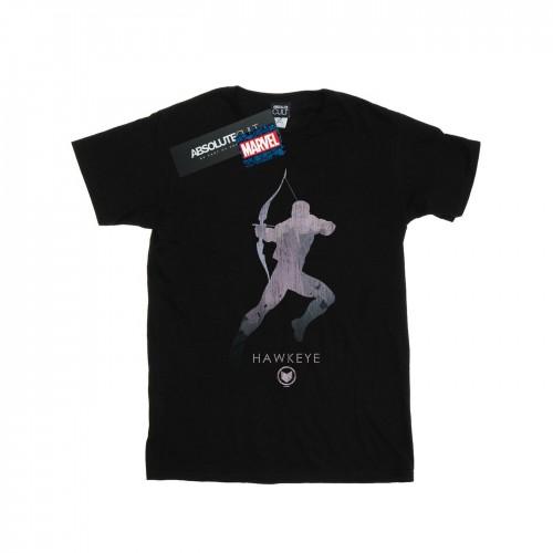 Marvel Girls Hawkeye Silhouette Cotton T-Shirt