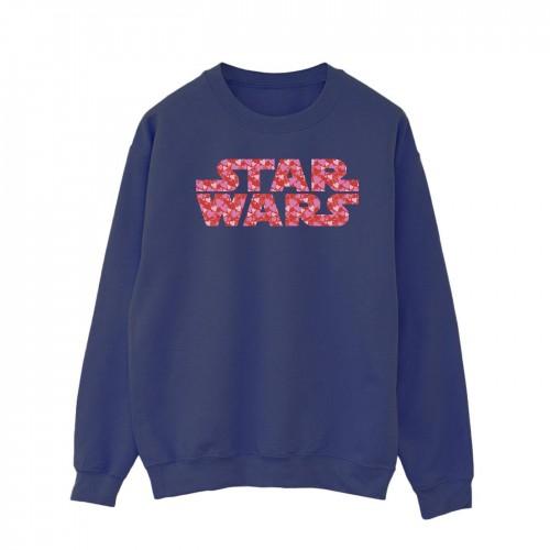 Star Wars Mens Heart Logo Sweatshirt