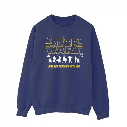 Star Wars Mens Silhouettes Force Sweatshirt