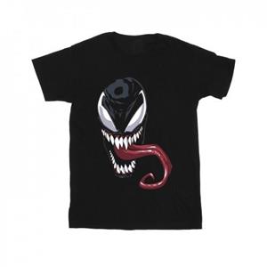 Marvel Girls Venom Face Cotton T-Shirt