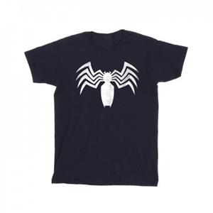 Marvel Girls Venom Spider Logo Emblem Cotton T-Shirt