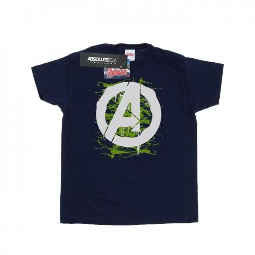 Marvel Girls Avengers A Logo Cotton T-Shirt