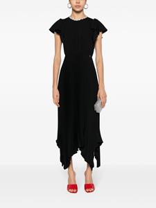NISSA Midi-jurk verfraaid met kristallen - Zwart