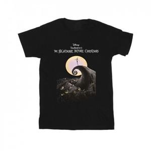 Pertemba FR - Apparel The Nightmare Before Christmas Girls Moon Poster Cotton T-Shirt