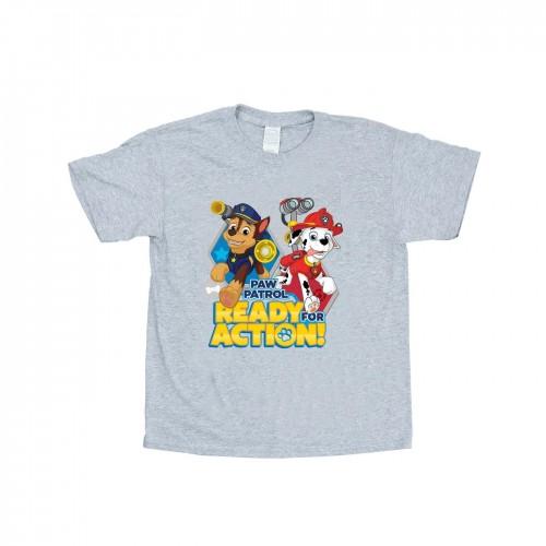 Nickelodeon Girls Paw Patrol Ready For Action Cotton T-Shirt