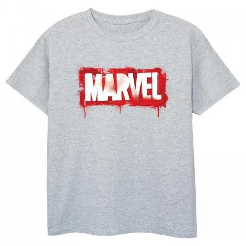 Pertemba FR - Apparel Marvel Universe Boys Brick Spray Logo T-Shirt