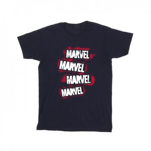 Pertemba FR - Apparel Marvel Universe Boys Grafitti Logos T-Shirt