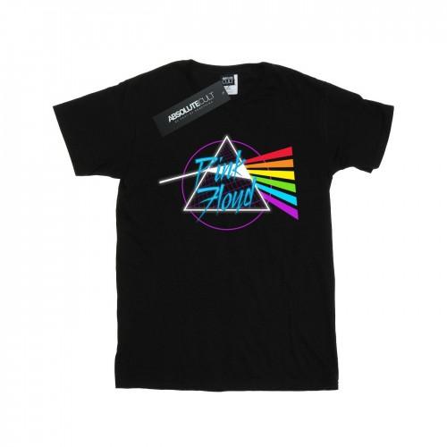 Pink Floyd Girls Neon Darkside Cotton T-Shirt