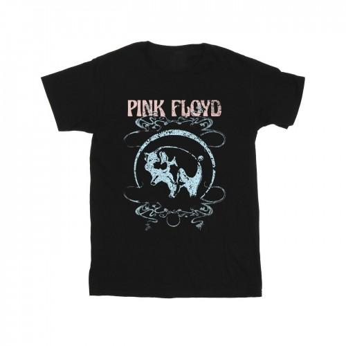 Pink Floyd Girls Pig Swirls Cotton T-Shirt