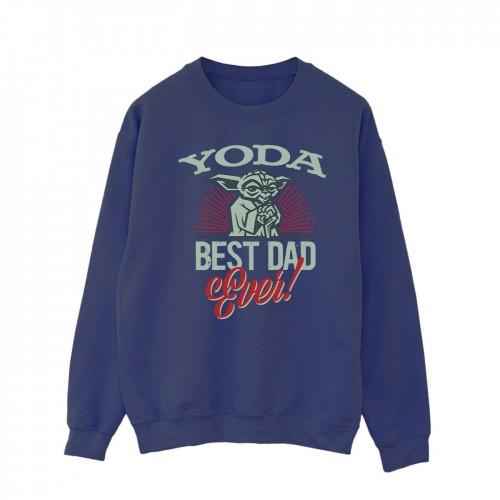 Star Wars Mens Mandalorian Yoda Dad Sweatshirt