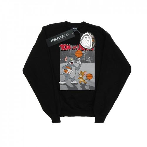 Tom And Jerry Mens Basketball Buddies Sweatshirt