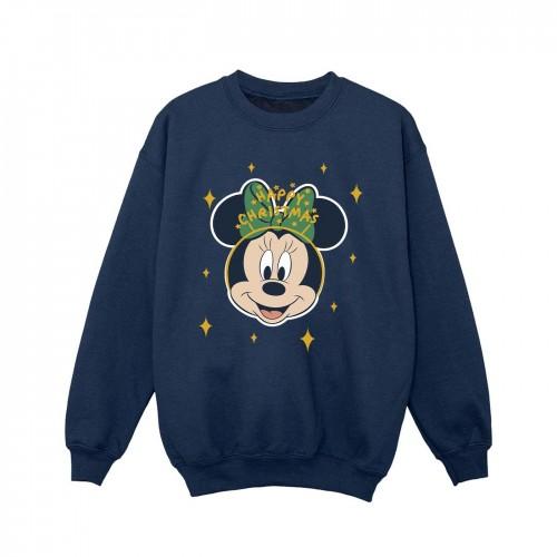 Disney Girls Minnie Mouse Happy Christmas Sweatshirt