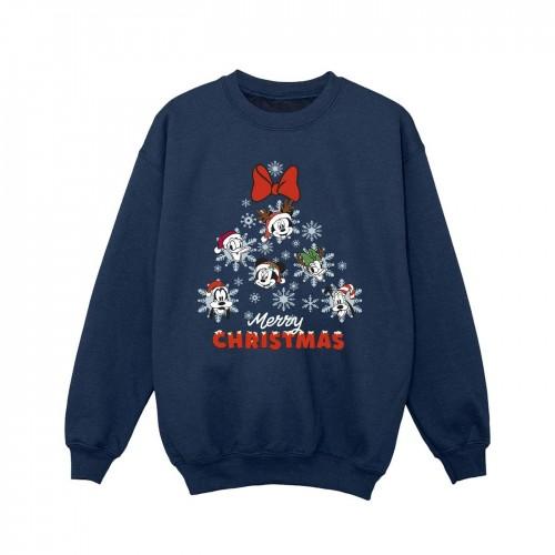 Disney Girls Mickey Mouse And Friends Christmas Tree Sweatshirt