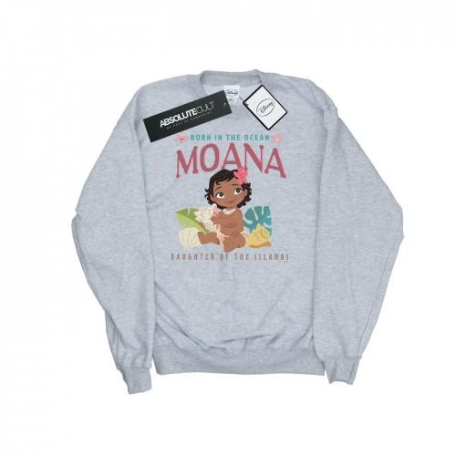Disney Girls Moana Born In The Ocean Sweatshirt
