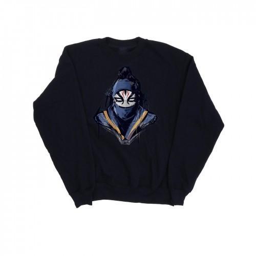 Marvel Girls Shang-Chi And The Legend Of The Ten Rings Razor Fist Masked Paint Sweatshirt