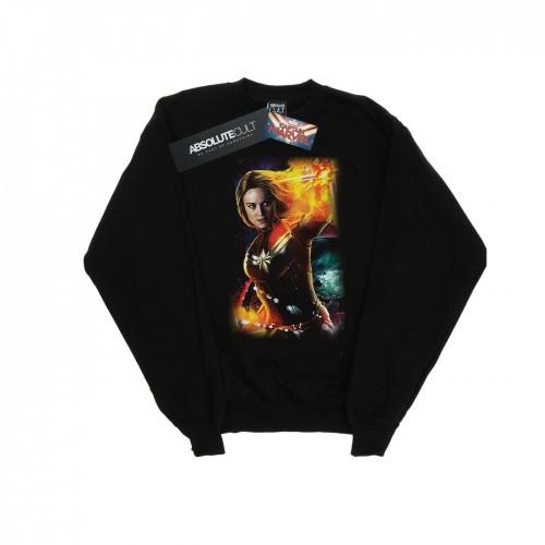 Marvel Boys Captain  Galactic Shine Sweatshirt