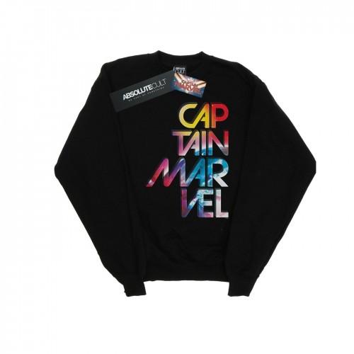 Marvel Boys Captain  Galactic Text Sweatshirt