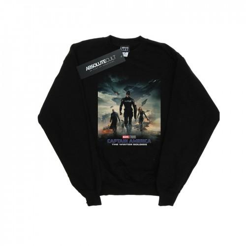 Pertemba FR - Apparel Marvel Studios Girls Captain America The Winter Soldier Poster Sweatshirt