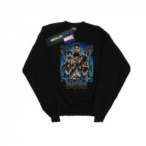 Pertemba FR - Apparel Marvel Studios Girls Black Panther Poster Sweatshirt