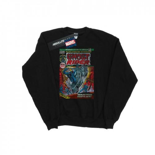 Marvel Girls Ghost Rider Distressed Comic Cover Sweatshirt
