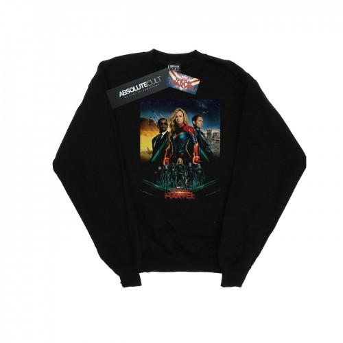 Marvel Boys Captain  Movie Starforce Poster Sweatshirt