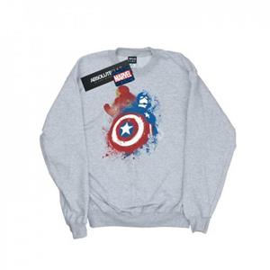 Marvel Boys Captain America Civil War Painted Vs Iron Man Sweatshirt